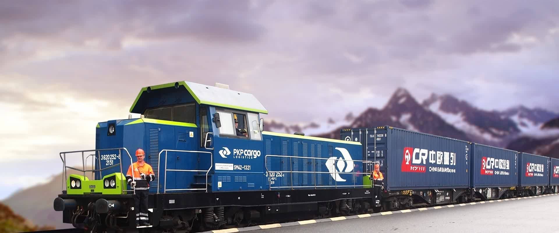 China–Europe railway freight container terminal